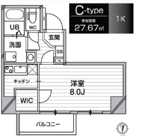 レピュア錦糸町の物件間取画像